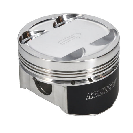 Pistons plats Manley 03-06 Evo 8/9 (7 boulons 4G63T) 87 mm + 2 mm avec alésage 8,5:1 avec segments
