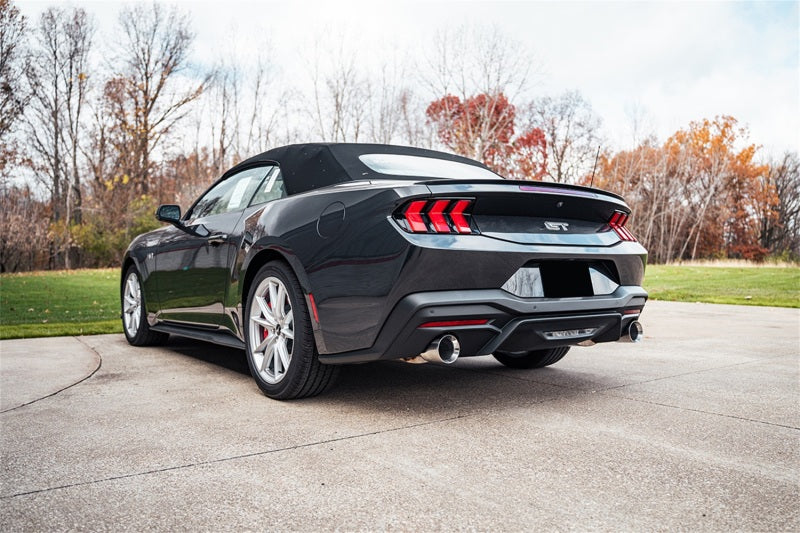 Corsa 24+ Ford Mustang GT Conv. Xtreme Cat-Back Ex. Sys. 3.0in Dual Rear Ex w/4.5in StraightCut Tips