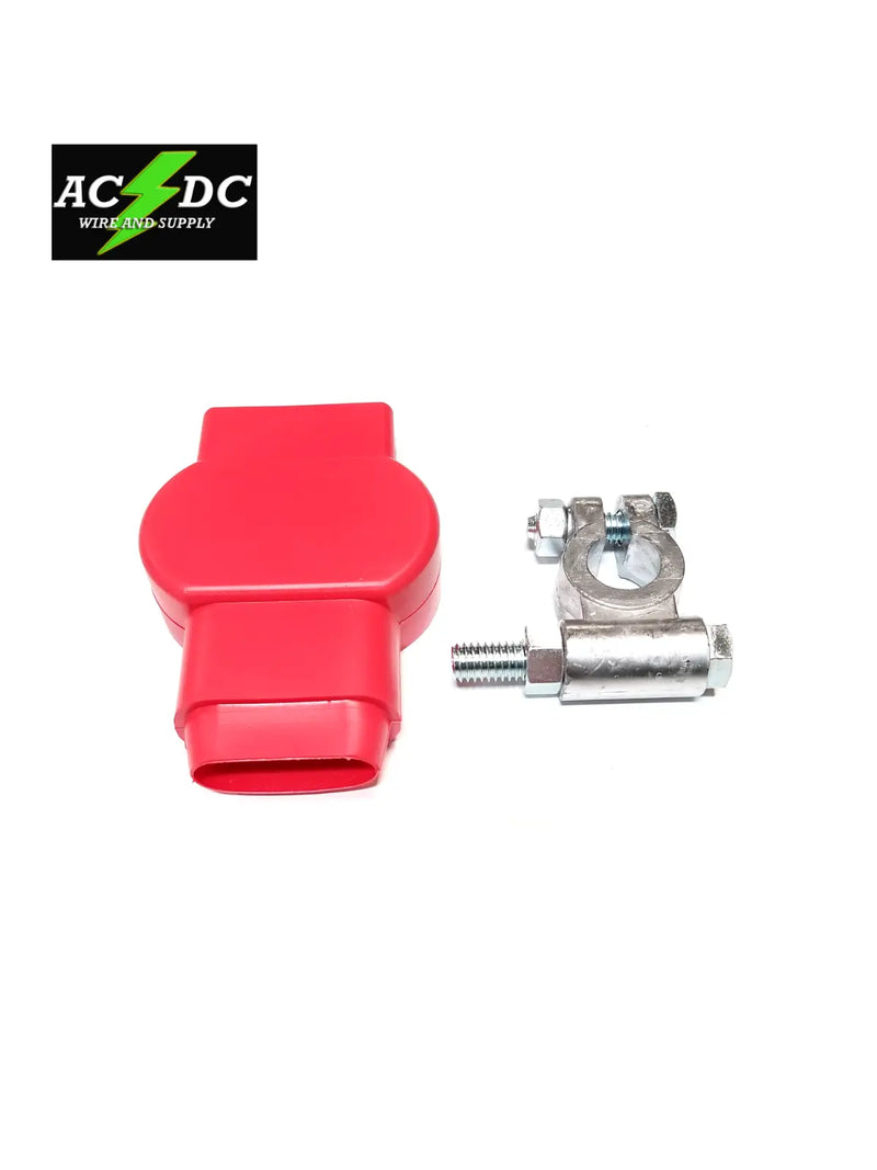 Military Style Battery Terminal 4 awg Gauge Relocation Cable Wire Kit PICK COLOR AC/DC WIRE AND SUPPLY