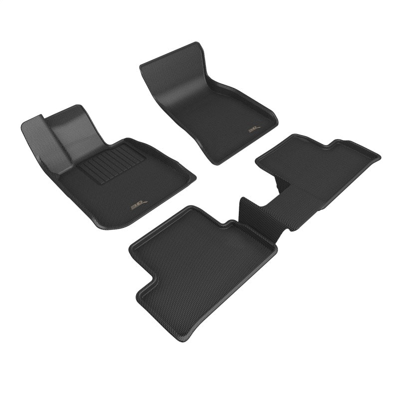 3D MAXpider 22-23 BMW i4 (G2 6) R1 R2 Floor Mat - Kagu Black