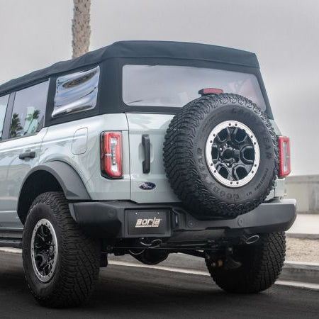 Borla 2.3L S-Type Axle-Back Exhaust System with Bright Chrome Tips | 2021+ Ford Bronco