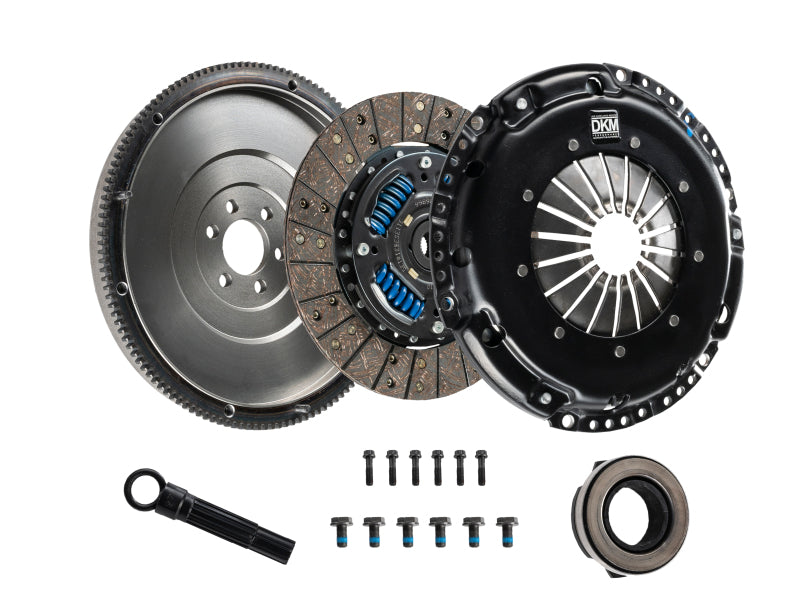 Kit d'embrayage organique MB à ressort DKM Clutch VW GLI 1.8T 6 vitesses avec volant moteur en acier (couple de 440 pi/lb)