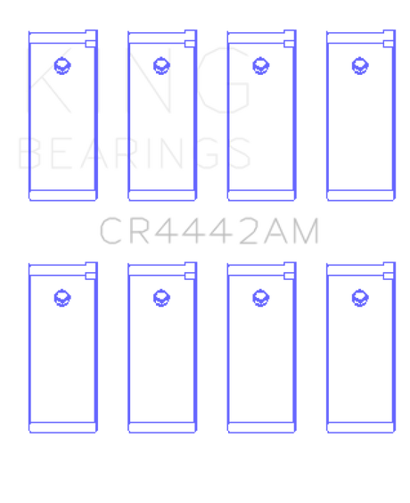 Jeu de roulements de bielle King Engine Bearings Datsun A12/(taille +0,25 mm)