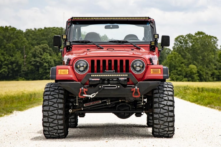 Rough Country 7 Inch LED Headlights DOT Approved | Jeep Wrangler JK/Wrangler TJ/Wrangler Unlimited