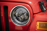 Rough Country 7 Inch LED Headlights DOT Approved | Jeep Wrangler JK/Wrangler TJ/Wrangler Unlimited