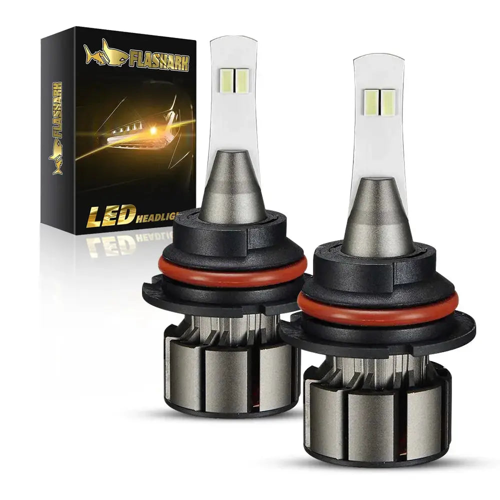 9004 HB1 LED Headlight Bulbs 18W 6000LM 6000K | 2 Bulbs for Acura/Buick/Cadillac/Chevrolet/