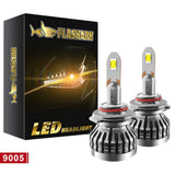 9005/HB3 H4 H7 H11 H13 LED Headlight Bulbs 80W 6400LM 6000K 2 Bulbs Flashark