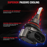 LF1 9006/HB4 LED Fog Light Bulbs 6500K 5500LM White 2Pcs Flashark