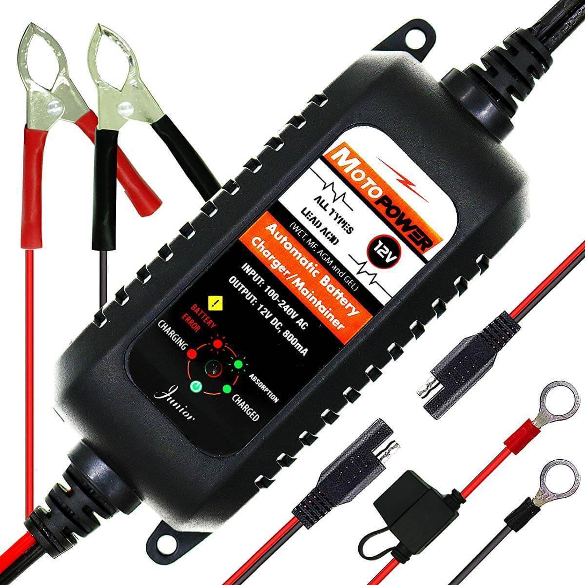 Chargeur de batterie automatique 800 mA (sans SB)