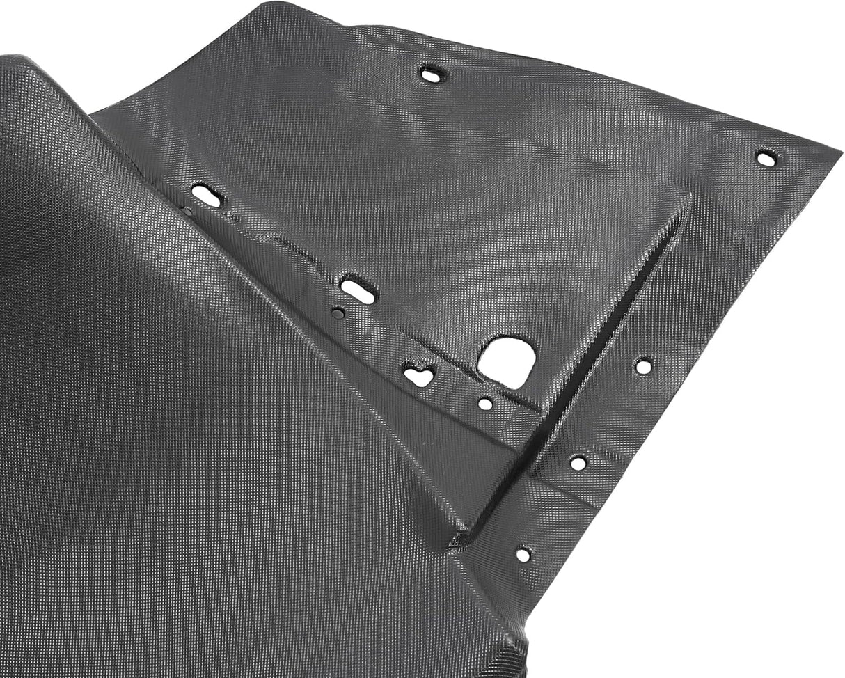 Front Inner Fender Liner Splash Shield Guard Set Black