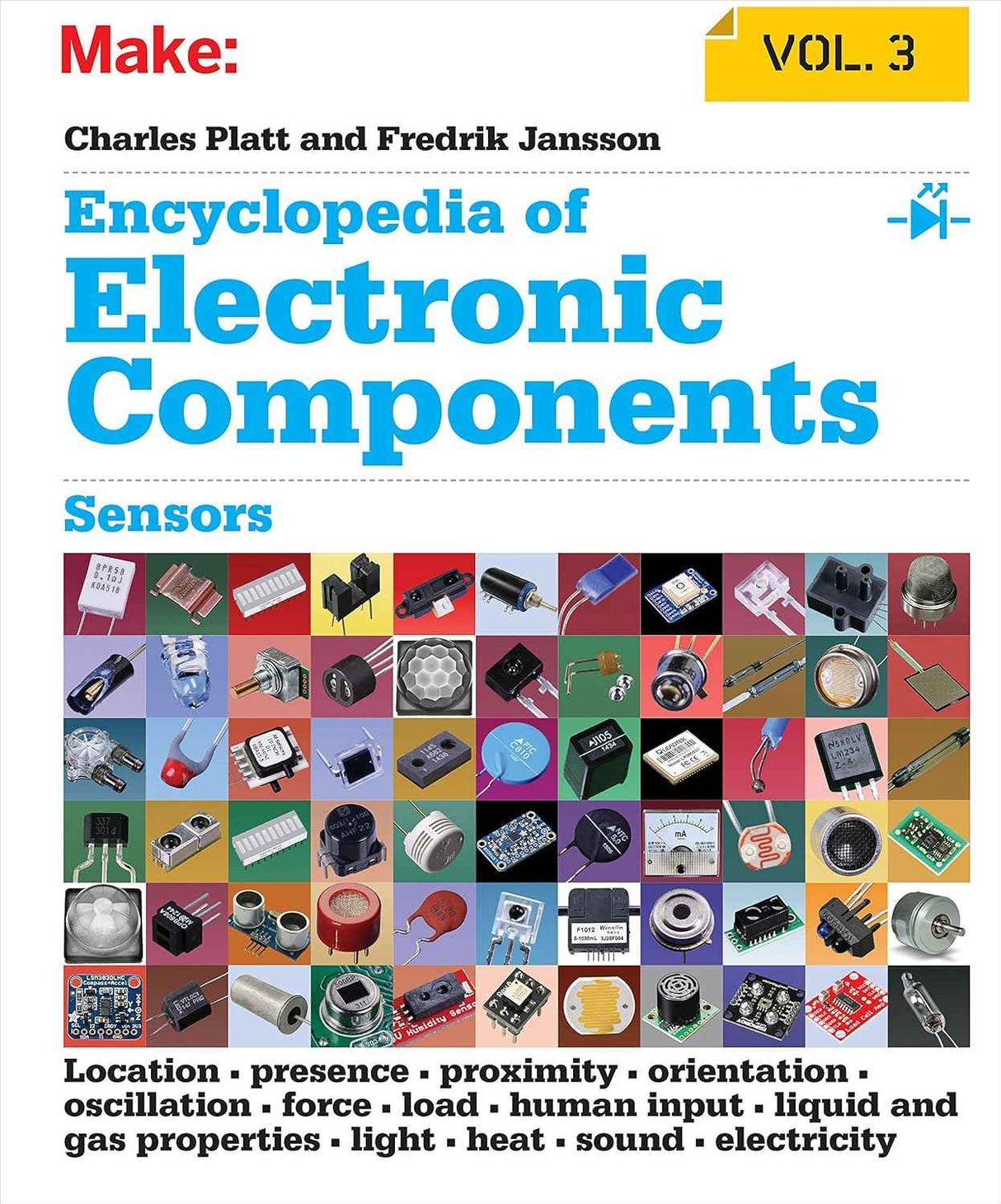 Encyclopedia of Electronic Components, Volume 3: Sensors for Location, Presence, Proximity, Orientation, Oscillation, Force, Load, Human Input, Liquid, Light, Heat, Sound, and Electricity TekShack