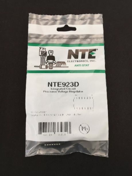 NTE923D Voltage Regulator w/  Precision Integrated Circuit, Adjustable 2-37 Volts NTE