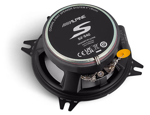 Alpine S2-S40 Next-Generation S-Series 4" Coaxial 2-Way Speaker Set