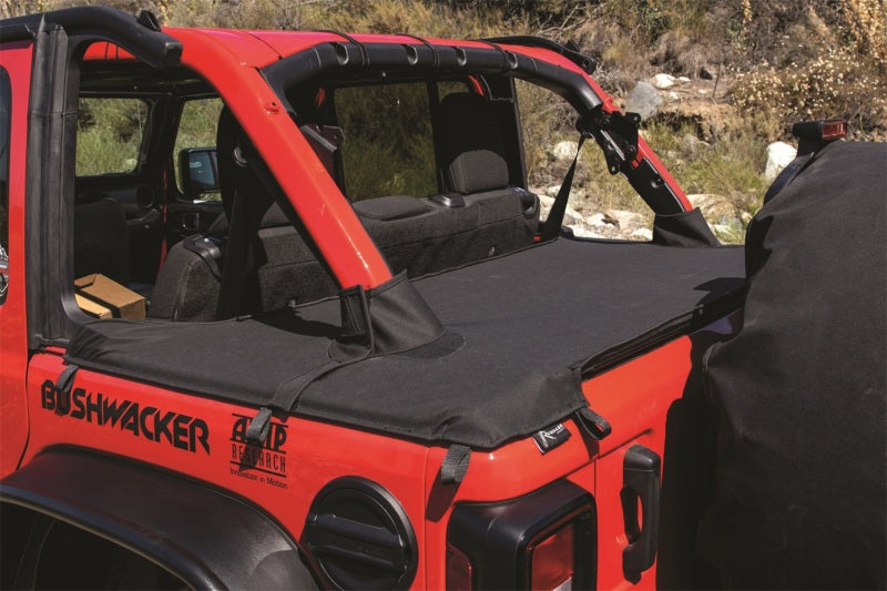 Kit de couvre-caisse avec barre de hayon pour Jeep Wrangler (JL) 4 portes Rampage 2018-2022 - Black Diamond