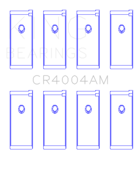 Ensemble de roulements de bielle King Engine Bearings Isuzu 4Xc1/4Xc1T (taille +0,75 mm)