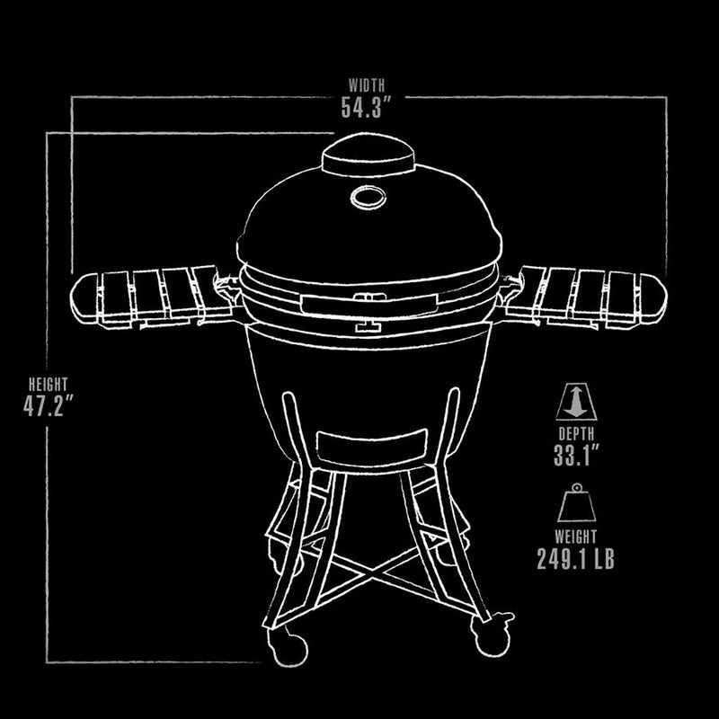 K24 Ceramic Charcoal Grill - Pink
