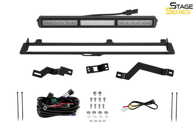 Ensemble de barres lumineuses pour calandre Toyota Tundra TRD Pro 2022+ de Diode Dynamics - Combo ambre