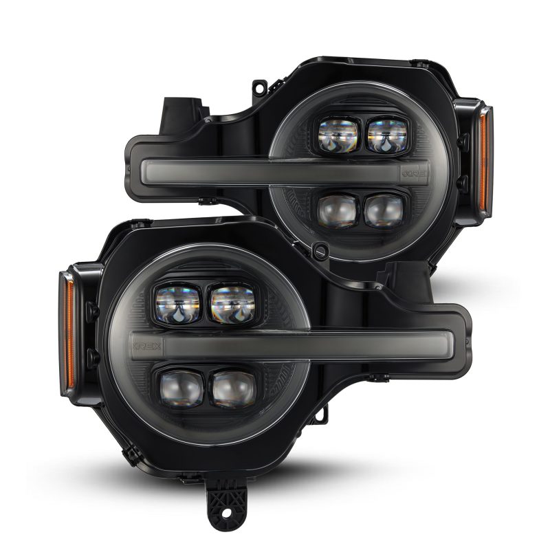 AlphaRex Nova-Series LED Projector Headlights Alpha-Black | '21- Current Ford Bronco