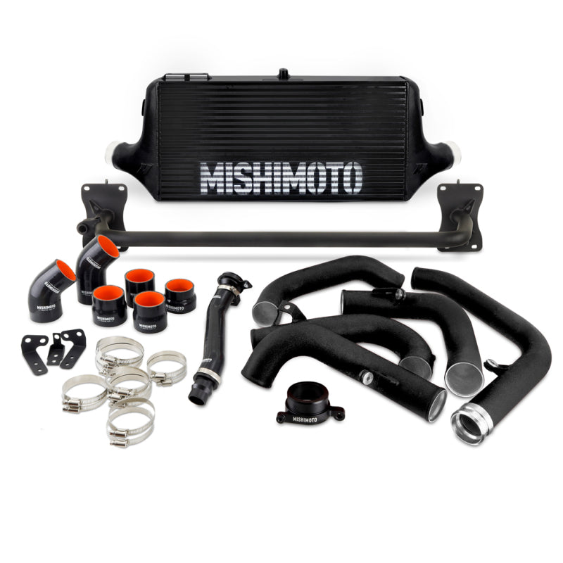 Kit de refroidisseur intermédiaire à montage avant Mishimoto 2022+ WRX BK Core MWBK Pipes