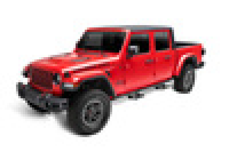 Système de marchepieds N-Fab RKR pour camion Jeep Wrangler JT 4 portes 2019 sur toute la longueur - Tex. Noir - 1,75 po