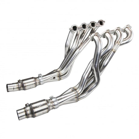 Collecteurs Kooks 2016+ Chevy Camaro SS 2 po x 3 po SS Longtube avec tuyaux de raccordement cathodiques à haut débit