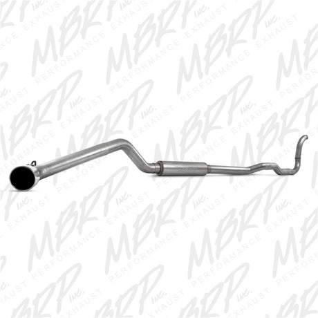 Système d'échappement en aluminium à sortie simple côté turbo arrière MBRP 88-93 Dodge 2500/3500 Cummins 4WD UNIQUEMENT