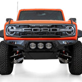 Addictive Desert Designs Front Bumper with Rigid 360 Mounts and Side Cube Light Mounts | 2022+ Ford Bronco Raptor