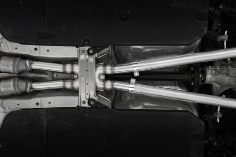 Échappement arrière Cat-Back MBRP 2022 Kia Stinger 3.3L T304 SS - Double sortie arrière divisée Quad utilise des cadres d'usine