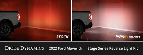 Diode Dynamics 2022+ Ford Maverick C1 Sport Stage Series Reverse Light Kit