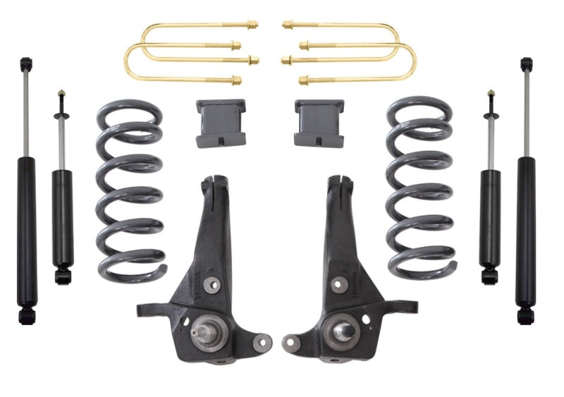 Kit de levage de broche MaxTrac 01-09 Ford Ranger 2WD 4 cylindres avec suspension à ressort (sans Stabilitrak) 6 po/3 po
