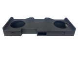 Dual 12" Down Fire Box for Chevy Silverado / GMC Sierra Crew Cab 19-25 Moon Car Stereo