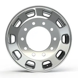 22.5 x 8.25 Kenworth Stylized 2pcs Truck Wheels Forged Aluminum Rims Both-Side Polished Mirror 10 Holes