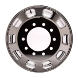 22.5 x 8.25 Kenworth Stylized 2pcs Truck Wheels Forged Aluminum Rims Both-Side Polished Mirror 10 Holes