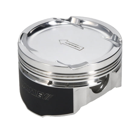 Manley 03-06 Evo 8/9 (7 boulons 4G63T) 86 mm + 1 mm suralésage 100 mm course 8,5: 1 pistons plats avec segments
