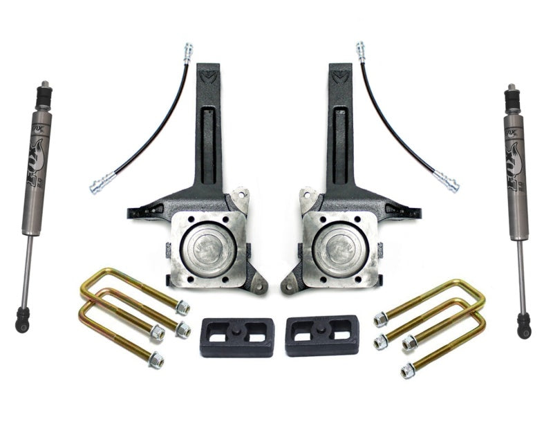 Kit de levage de broche MaxTrac 07-18 Toyota Tundra 2WD 3,5 po/2 po MaxPro Elite avec amortisseurs FOX