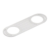 1990-1998 Mitsubishi Eclipse Silver 52mm Gauge Panel with Mid Air Vent Flow Divert