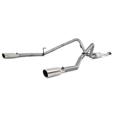 Système d'échappement arrière double avec catalyseur de 2,5 pouces MBRP 11-12 Ford F-150 V6 Ecoboost en aluminium