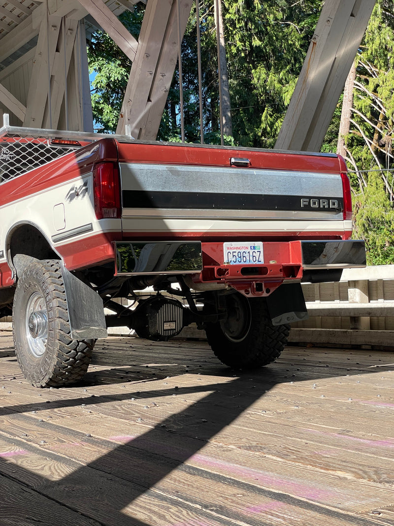 Reunel Extreme Duty Full Replacement Rear Bumper - 1992-1997 Ford F-series & Bronco