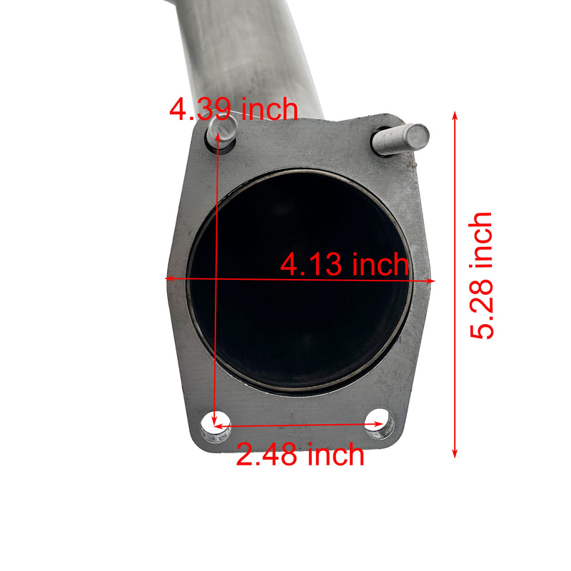 TruckTok 2017-2023 6.6L Chevy L5P Duramax Diesel 3.5" Downpipe Exhaust