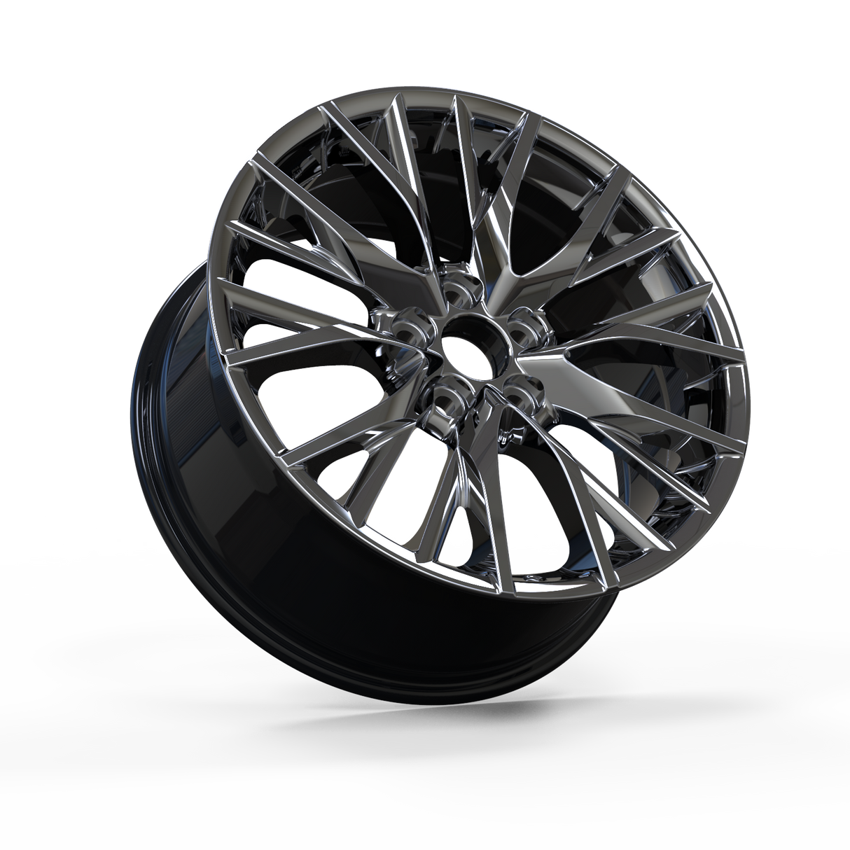 Lexus Toyota Style Wheels 19 x 8.0 5x114.3 Hyper Black 1 pcs