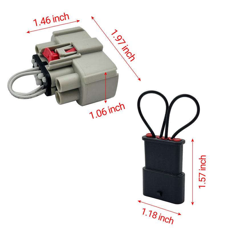 TruckTok 2017-2019 L5P Duramax Diesel 4pcs Can Bus Plugs Connector