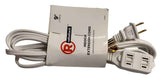 RadioShack Extension Cord 6100810 White 9 ft TekShack