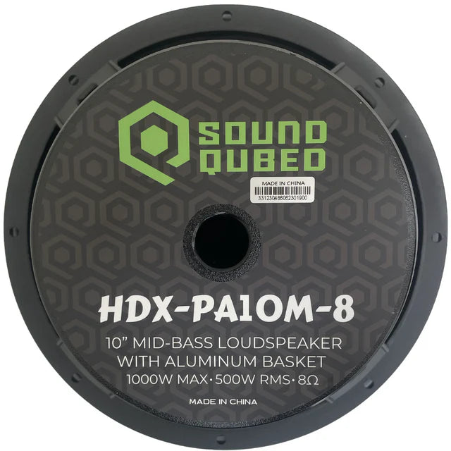 SOUNDQUBED HDX Series Pro Audio 10" Speaker (single)
