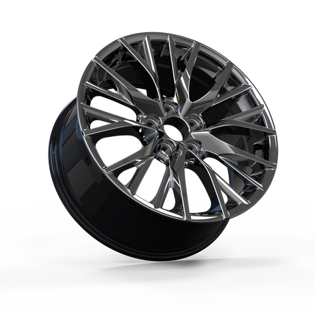 20 x 8.0 5x114.3 Hyper Black 4 pcs For Lexus, Honda, Toyota