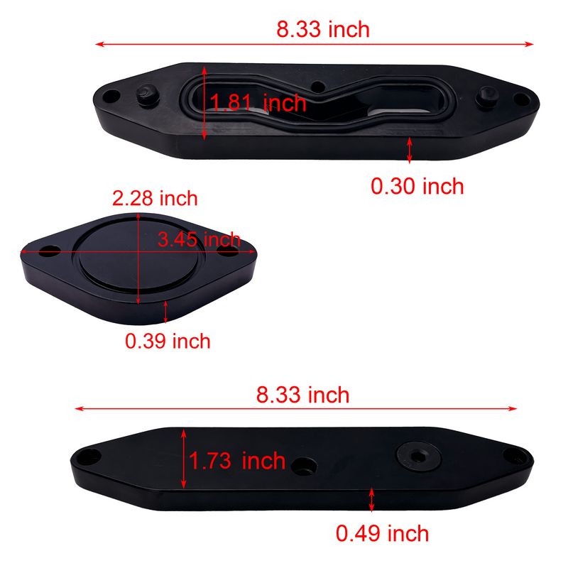 TruckTok 2011-2023 6.7L Ford F250 F350 F450 4" Exhaust Delete Pipe & EGR Delete Kit