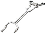AWE Tuning 2021+ Cadillac CT4-V Blackwing SwitchPath Exhaust - Diamond Black Tips