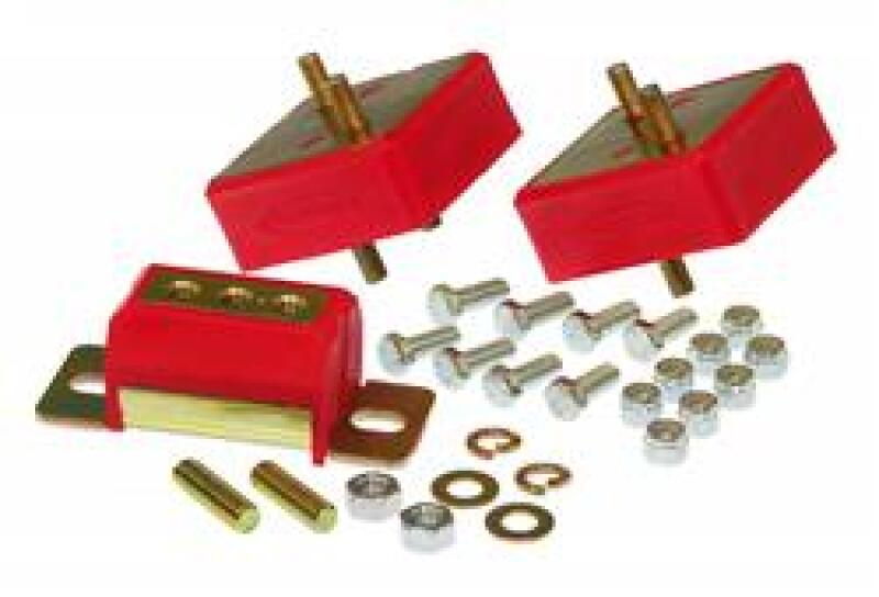 Kit de montage de moteur et de transmission Prothane pour Jeep - Rouge