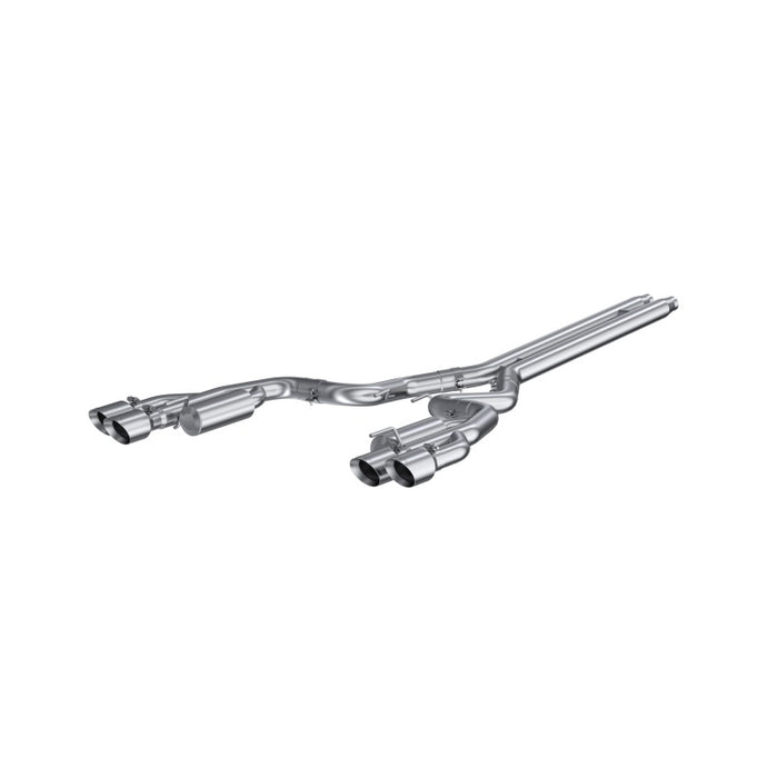 MBRP 18-19 Ford Mustang GT 5.0 3 pouces Cat Back Quad Tip Version de course - T304