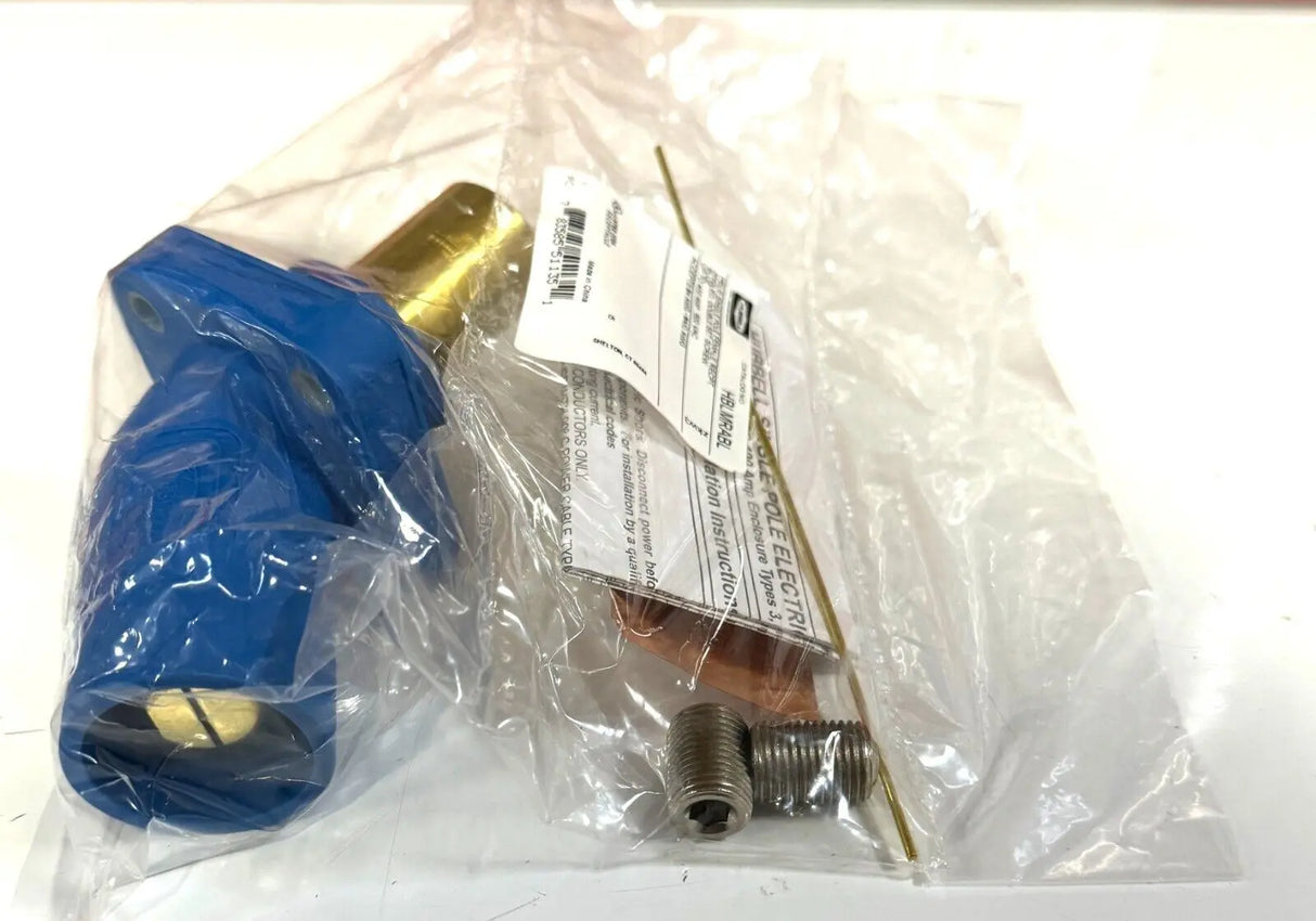400 AMP HUBBELL SERIES 16 CAMLOCK DEVICES PANEL ANGLE RECEPT MALE 600V HBLMRABL Hubbell