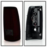 xTune Chevy Silverado 1500/2500/3500 99-02 LED Tail Lights Red Smoke ALT-ON-CS99-LED-RS